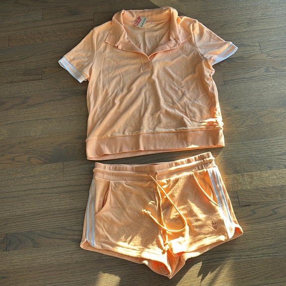 Free People Towel Terry Short Sleeve Set - Picture 2 of 10